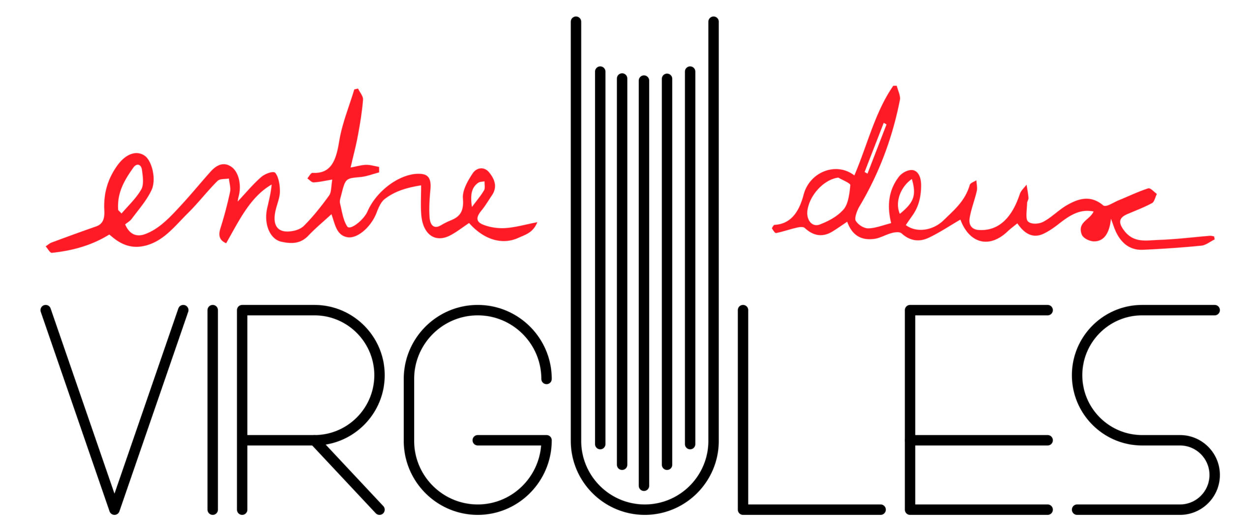 Entre Deux Virgules - Logo Logo de Entre deux virgules