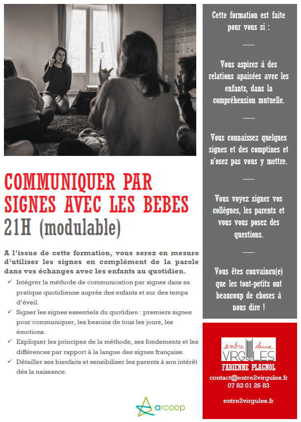 Formation Communiquer par signes avec les bebes Communiquer par signes avec les bébés