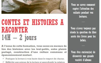 Formation Iperia 2026 « Contes et histoires à raconter »