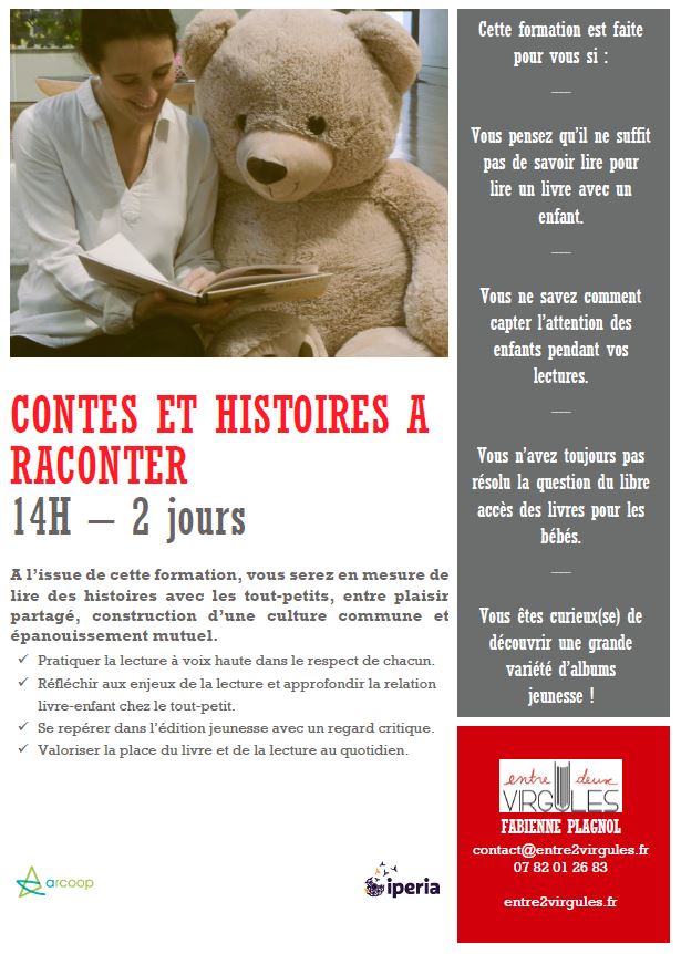 CONTES ET HISTOIRES A RACONTER Progrmame de la formation Contes et histoires à raconter