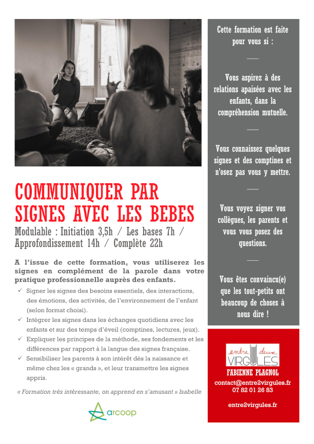 Communiquer par signes avec les bébés<br />
Fiche formation